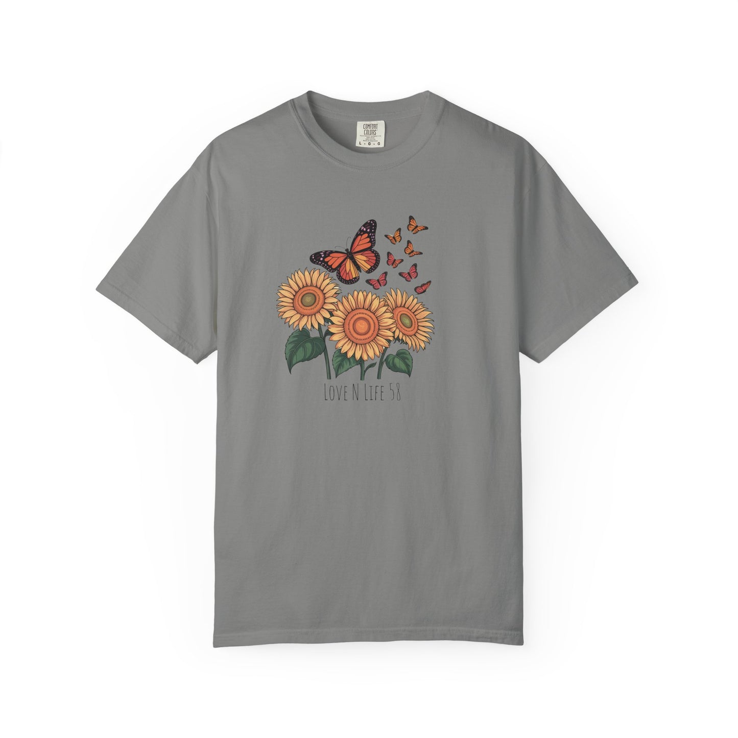 Sunflowers and Butterflies - Comfort Colors