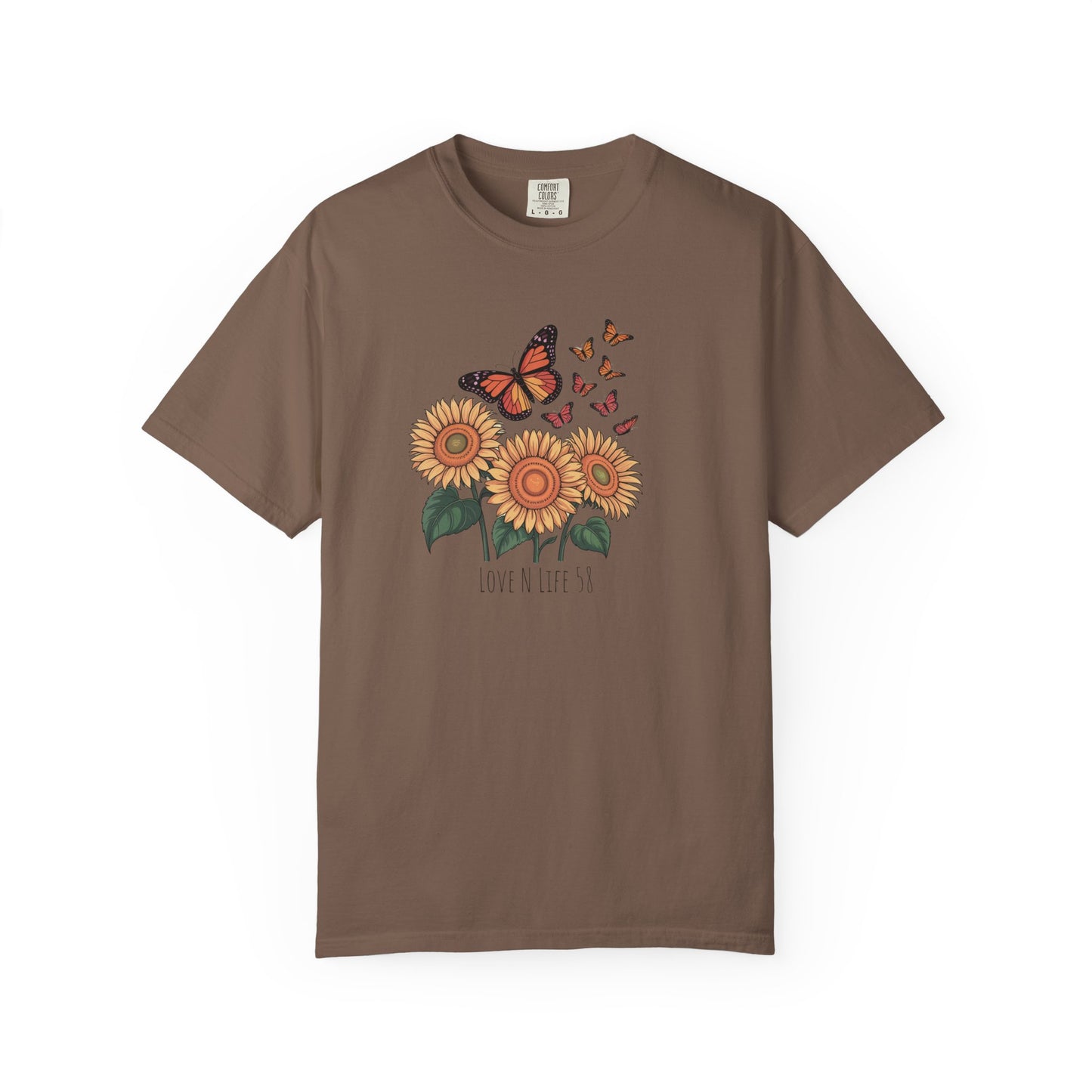Sunflowers and Butterflies - Comfort Colors