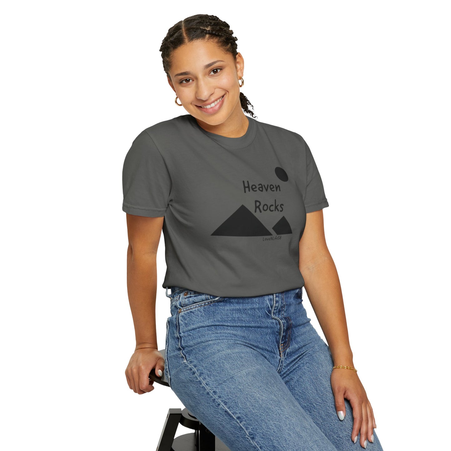 Heaven Rocks Tee- Comfort Colors