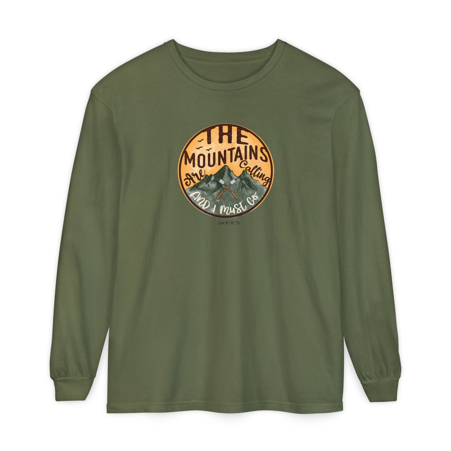 Mountains Are Calling Long Sleeve Tee