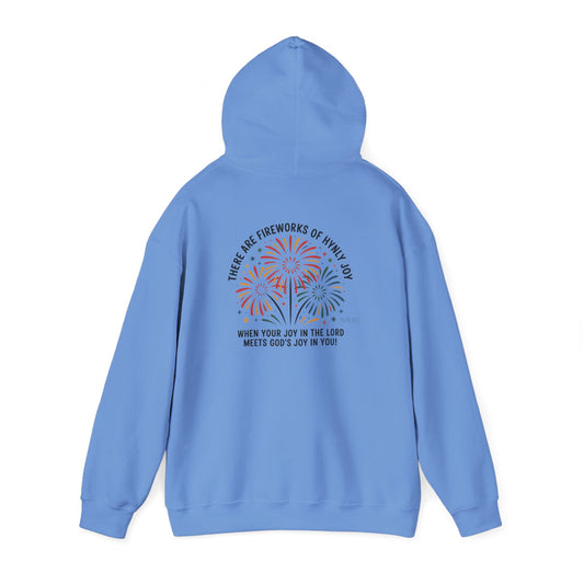 Joyful Fireworks Unisex Hoodie