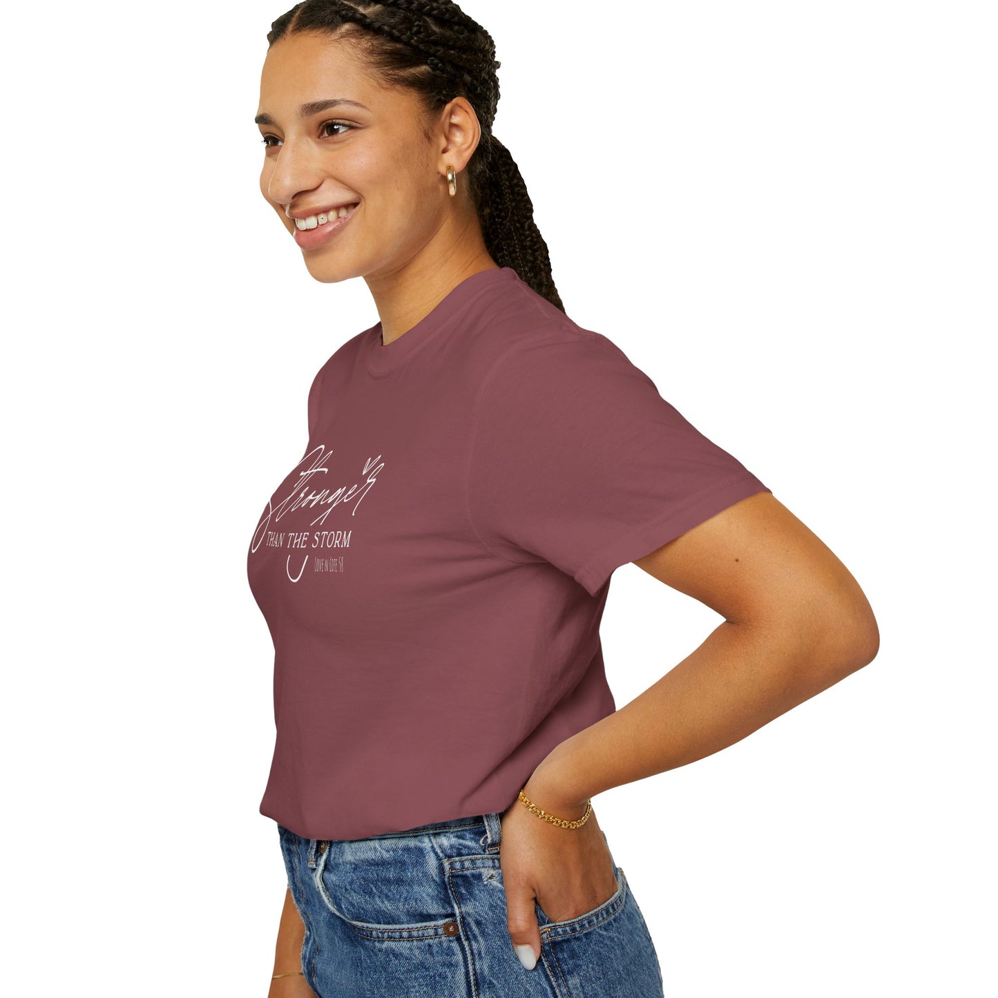 Stronger Than the Storm Tee - Comfort Colors