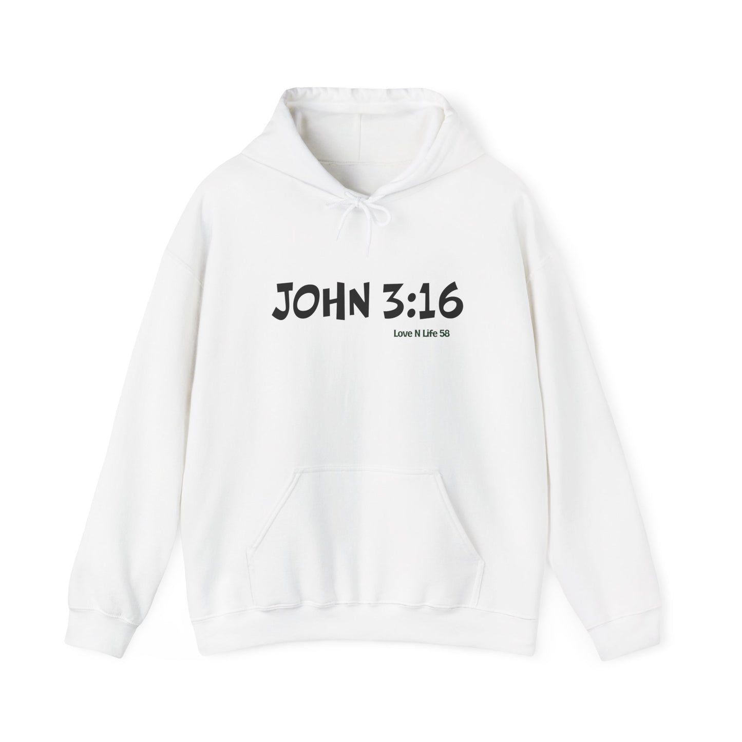 John 3:16  Hoodie Pullover