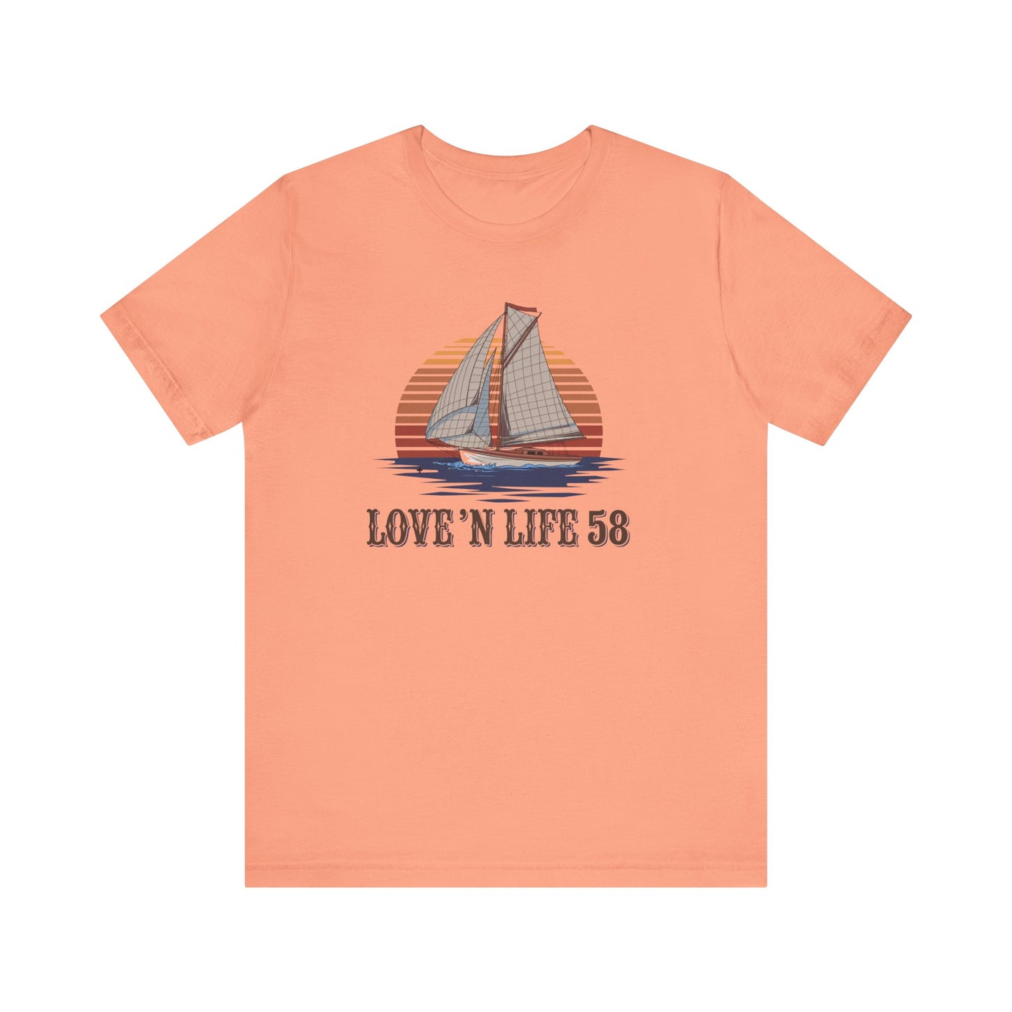 Vintage Sailing - LoveNLife58 Tee - Bella Canvas 3001
