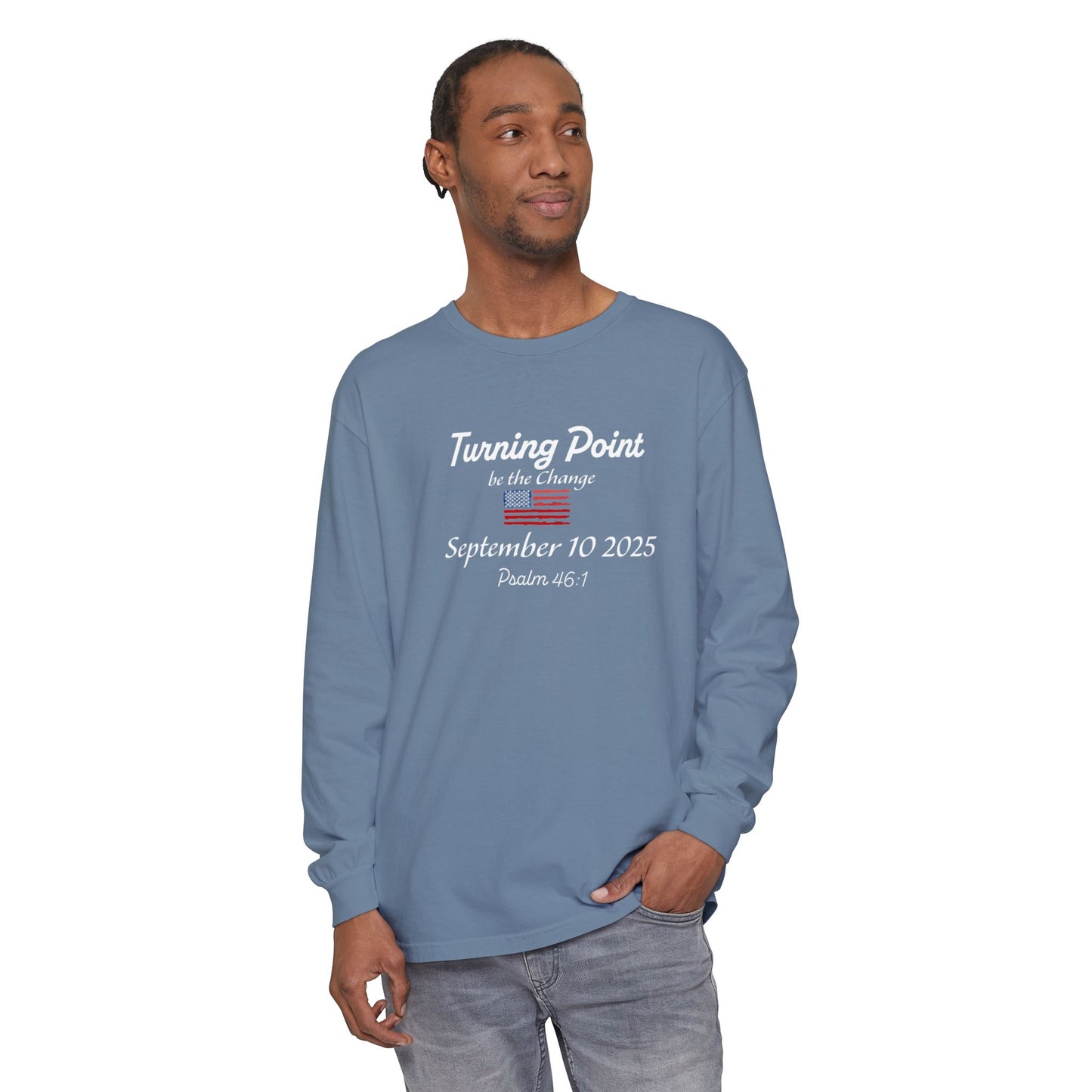Turning Point Be the Change Long Sleeve Tee - Comfort Colors