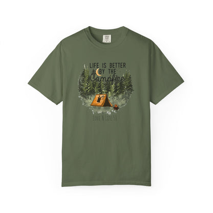 Life is Better by the Campfire Short Sleeve Tee