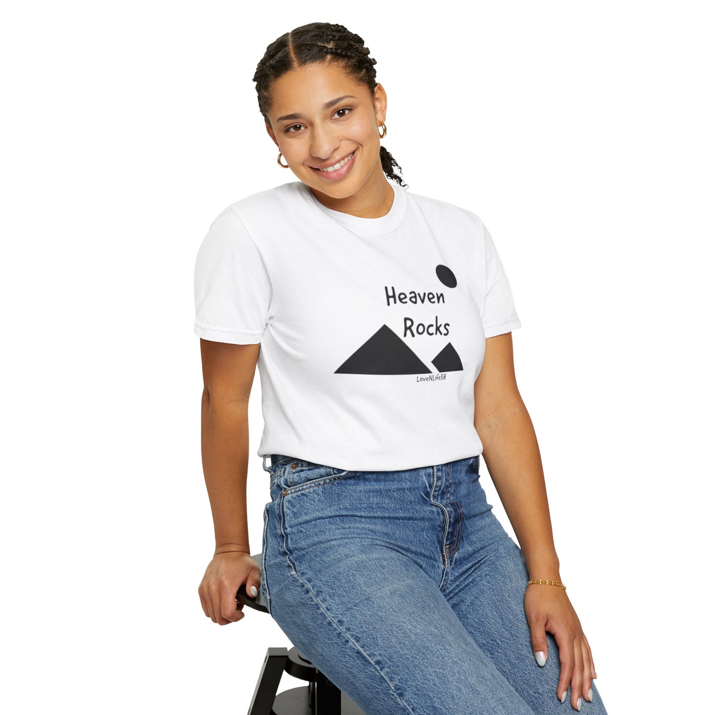 Heaven Rocks Tee- Comfort Colors