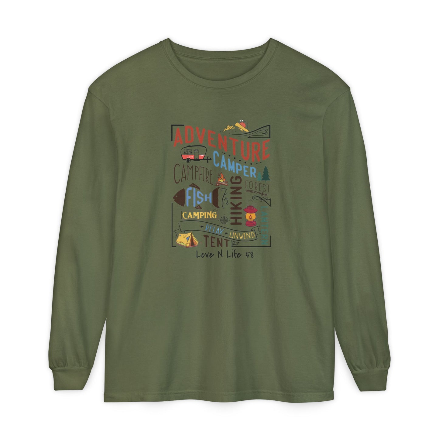 Adventure Awaits Long Sleeve Tee