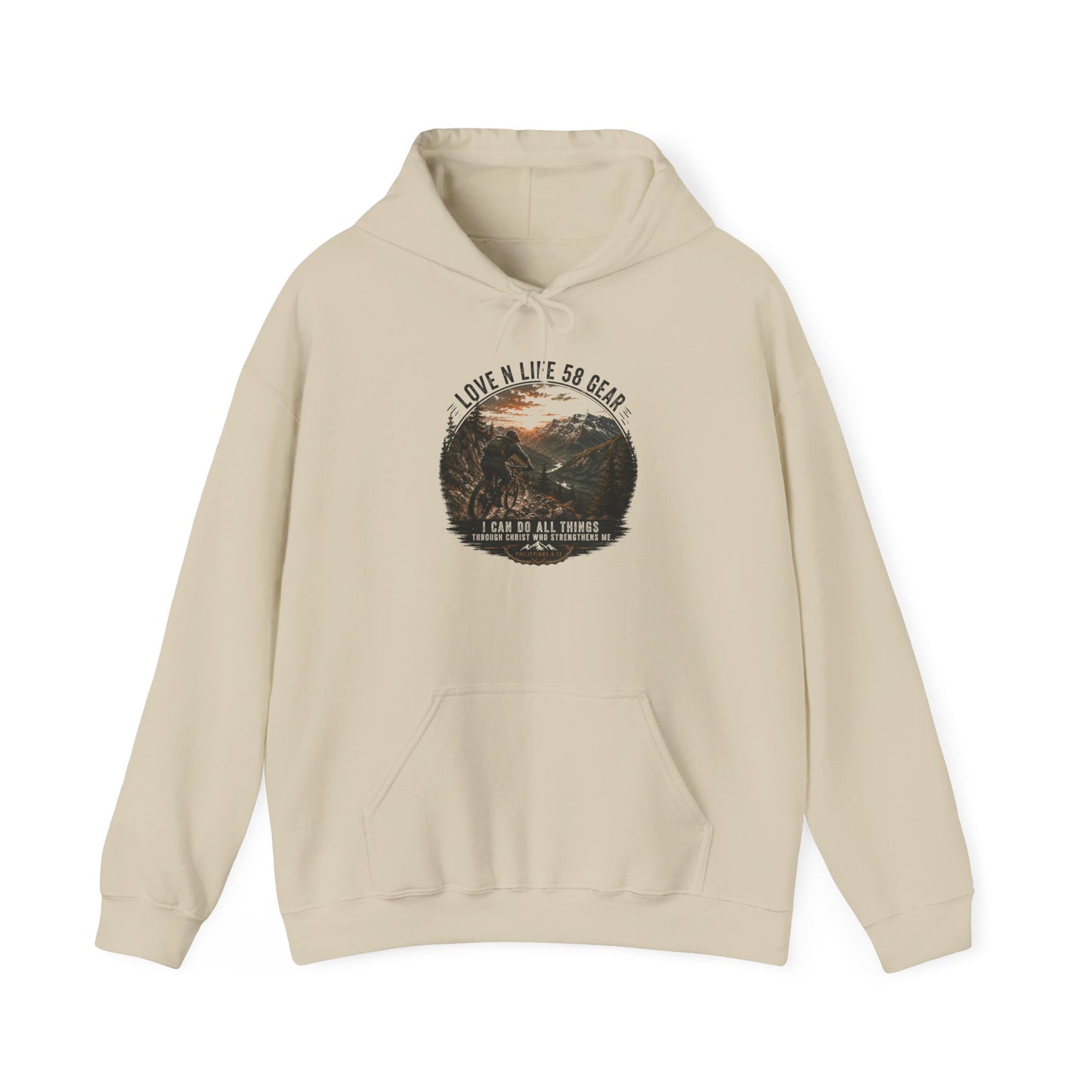 Mountain Biker Hoodie - I Can Do All Things