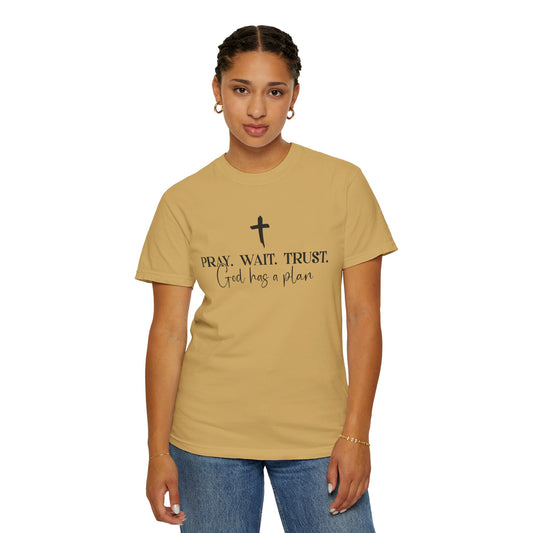 Pray Wait Trust - Comfort Colors