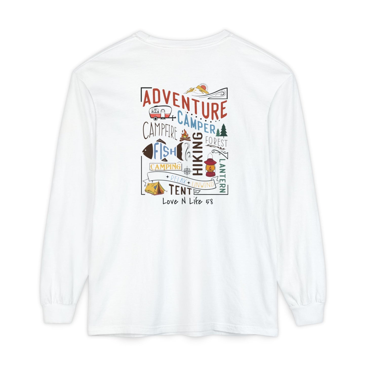Adventure Awaits Long Sleeve Comfort Colors