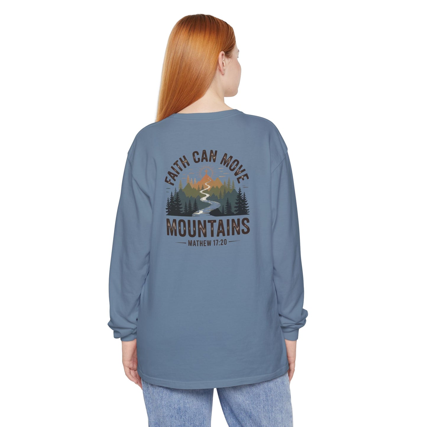 Faith Can Move Mountains Tee - Comfort Colors