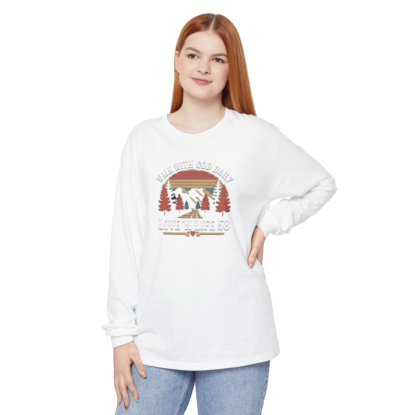 Walk With God Long Sleeve - Comfort Colors