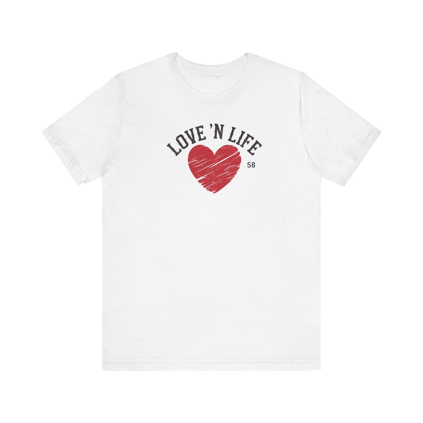 Love 'N Life Distressed Heart Tee