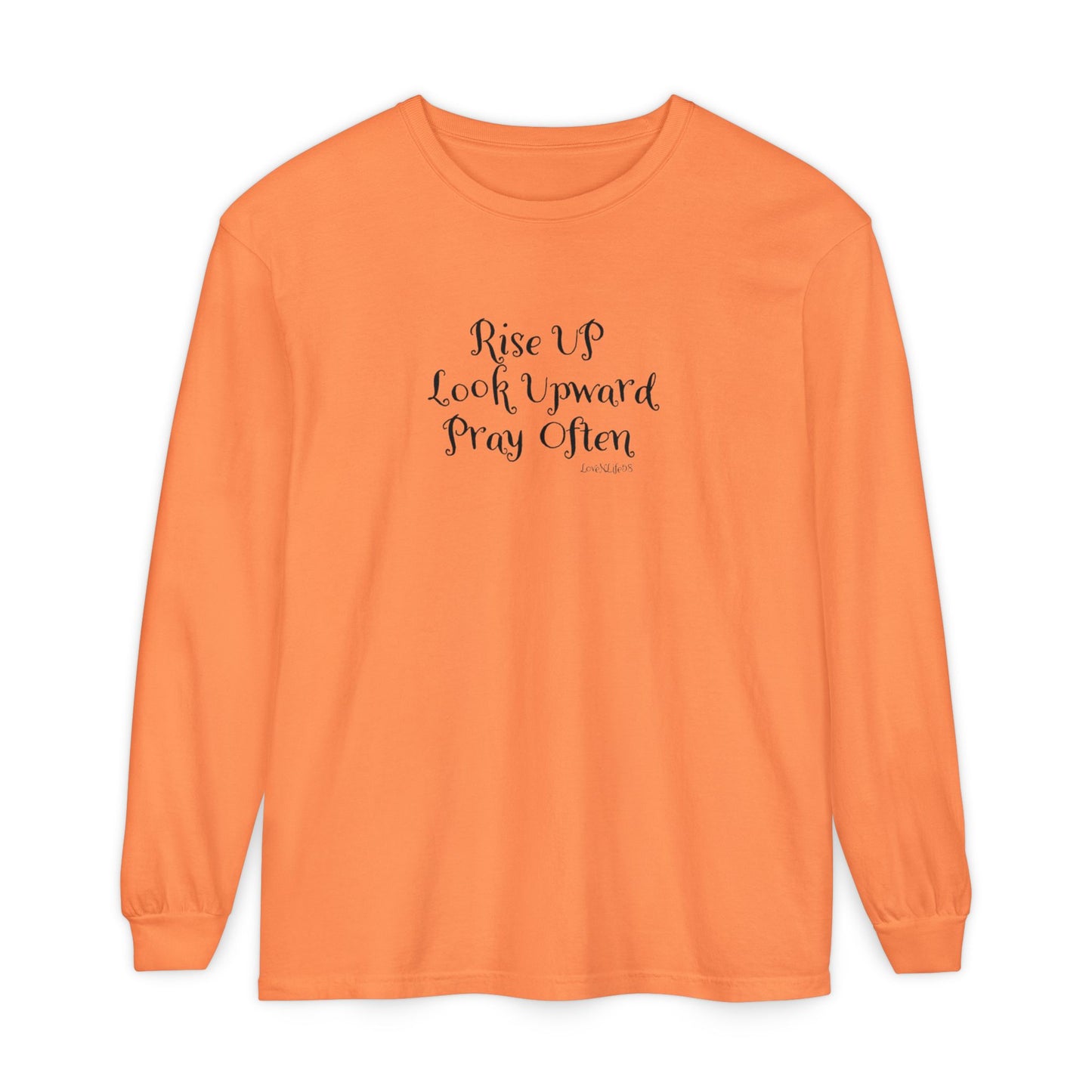 Rise UP Look Upward  Long Sleeve Tee