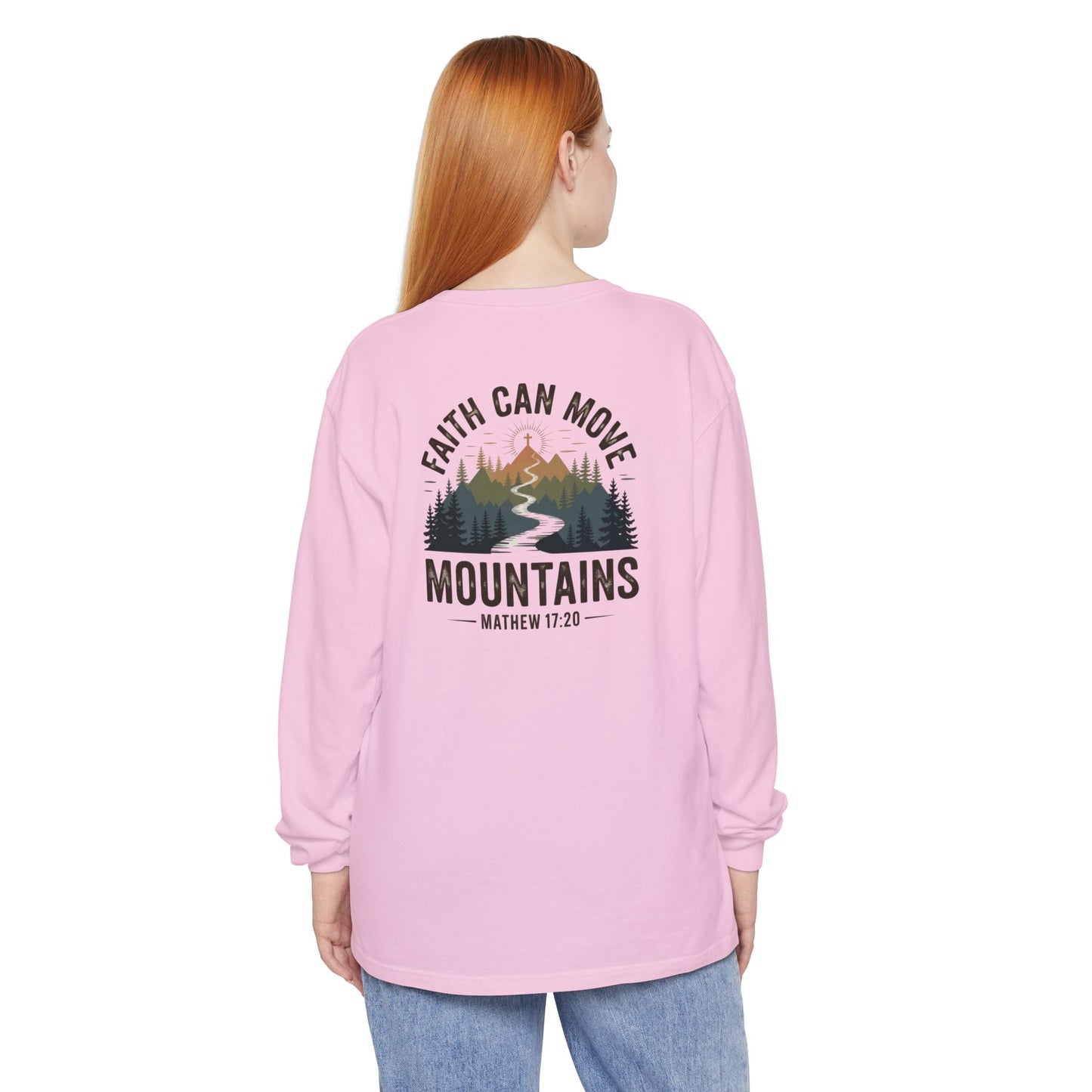 Faith Can Move Mountains Tee - Comfort Colors