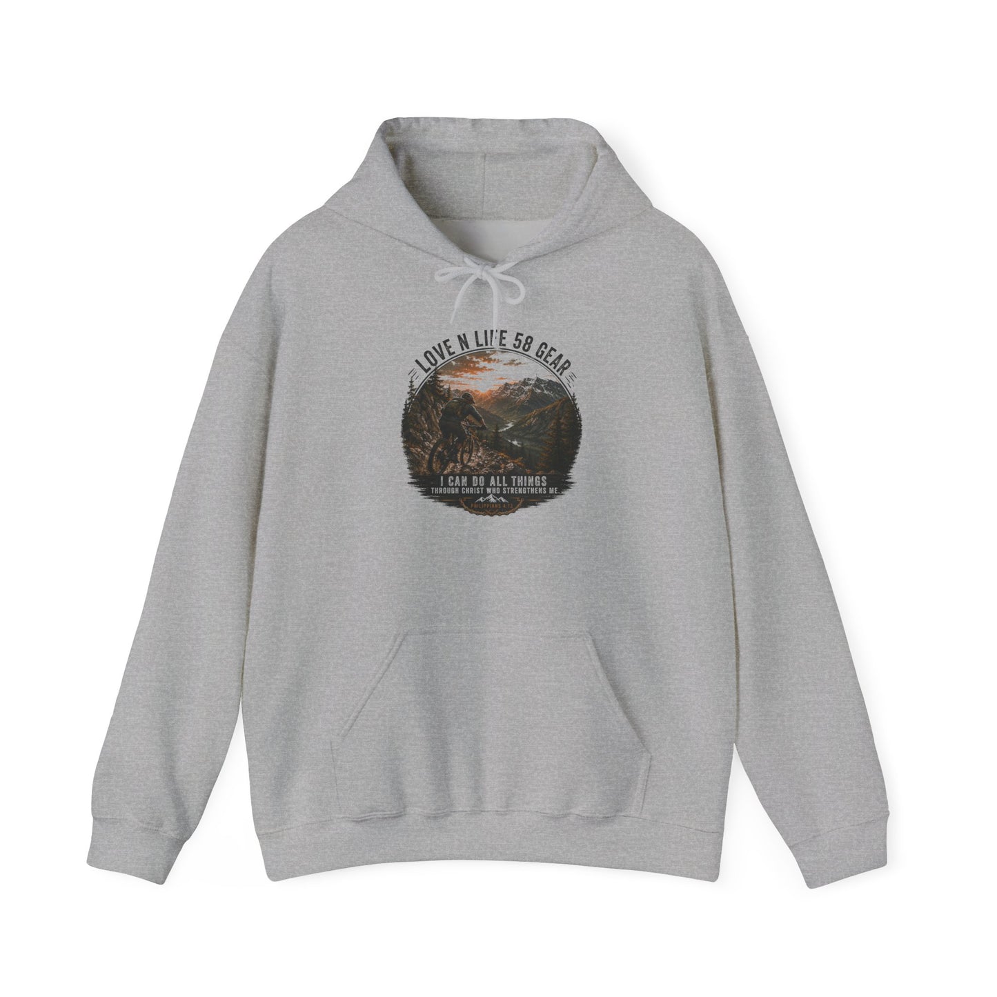 Mountain Biker Hoodie - I Can Do All Things