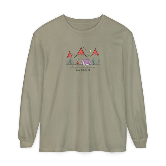 Explore More Tee - Comfort Colors Long Sleeve