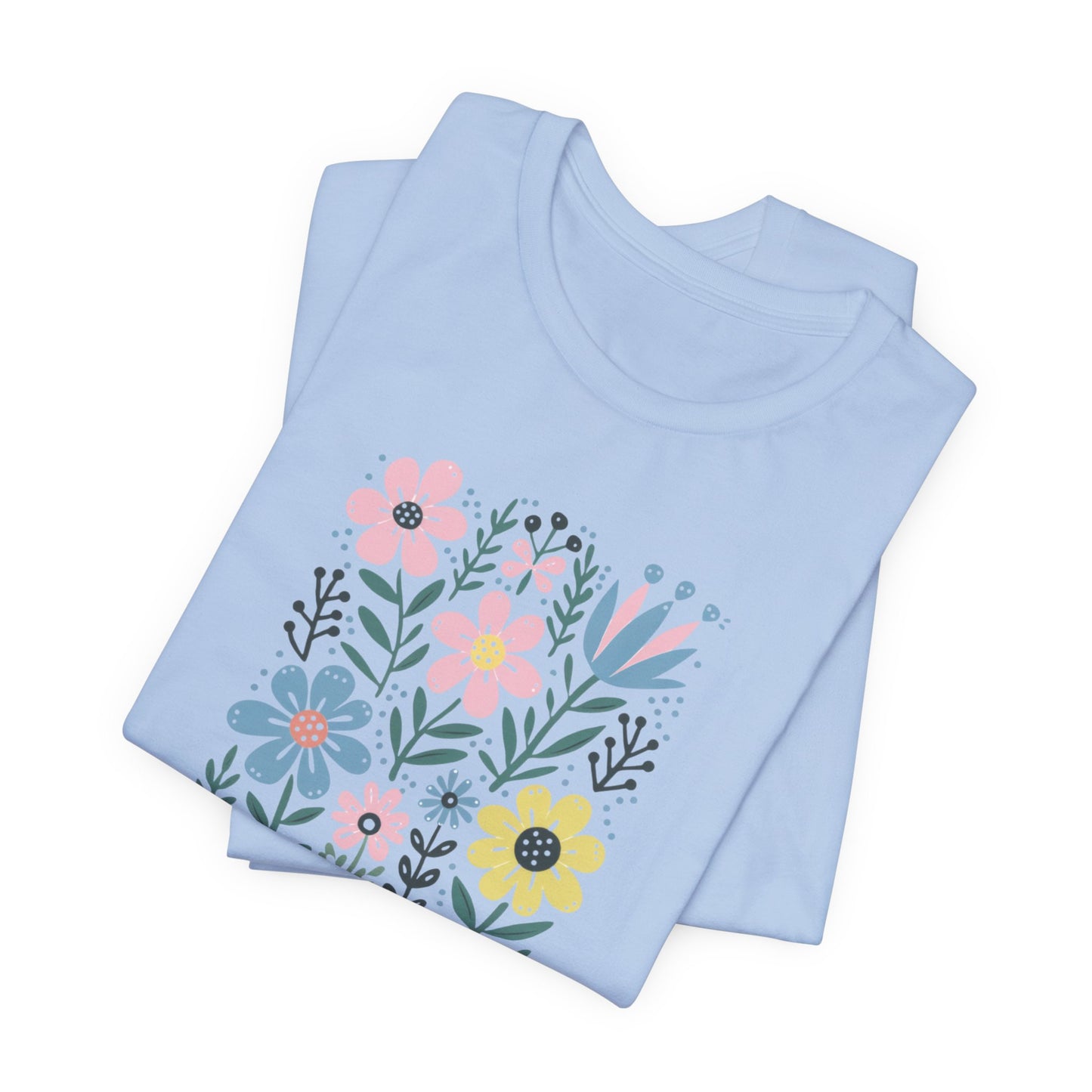 "Consider How the Wildflowers Grow" -Tee - Bella Canvas 3001