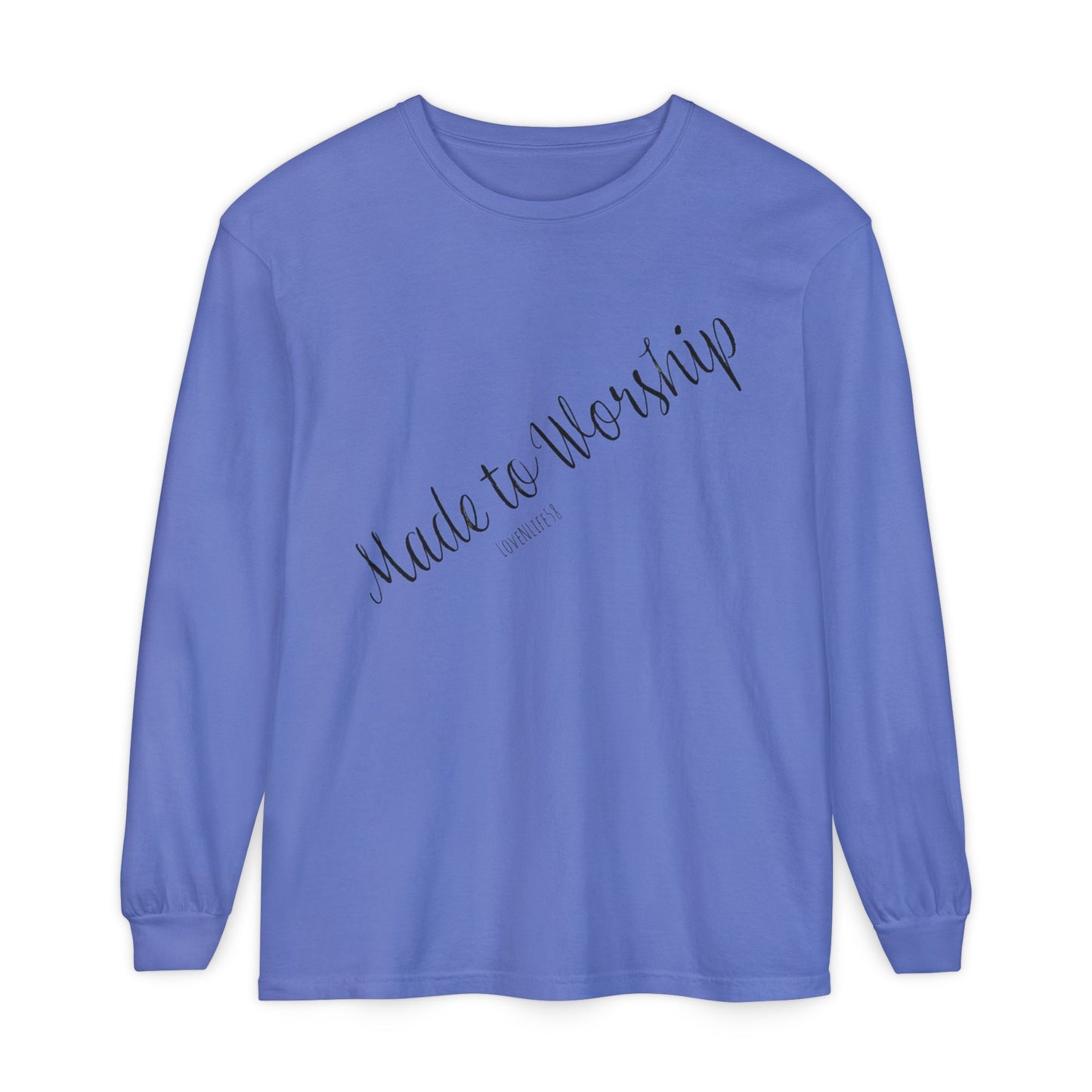 Made to Worship-Long Sleeve Tee - Comfort Colors