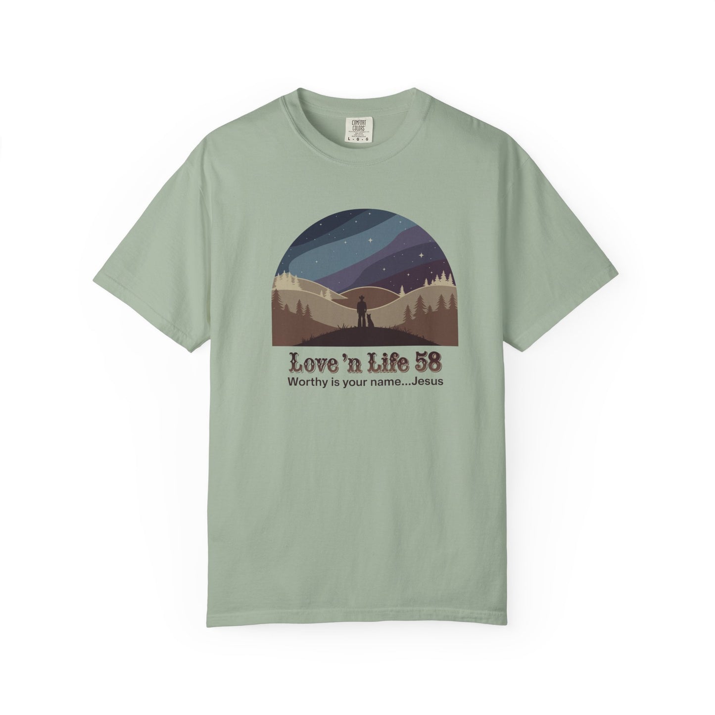 Worthy Is Your Name Jesus Tee - Comfort Colors