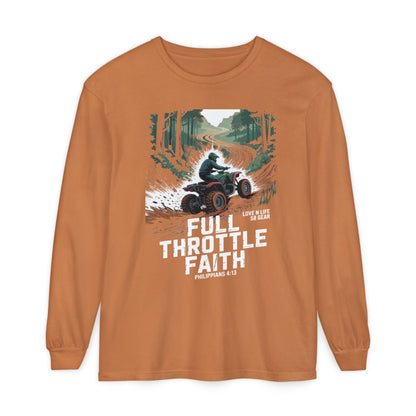 Full Throttle Faith Long Sleeve Tee — ATV Outdoor Christian