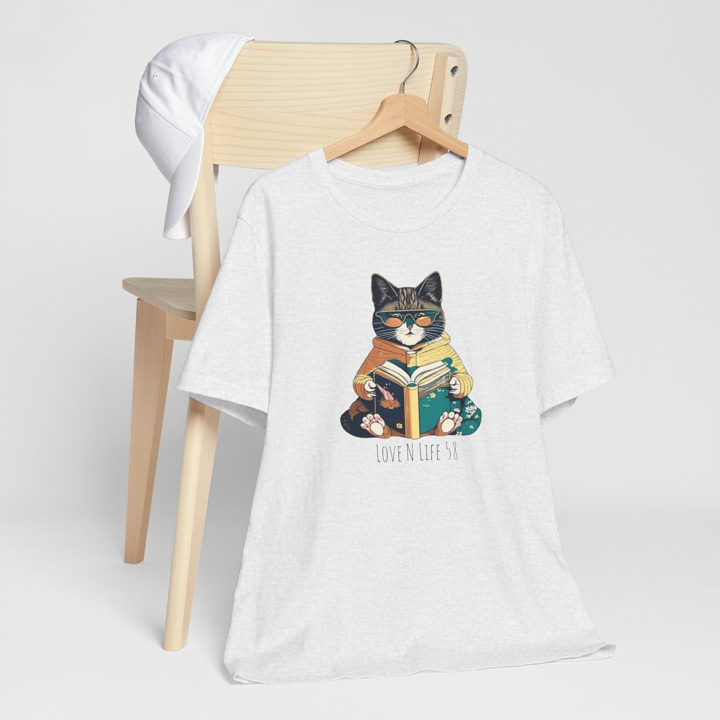 Cat Lover Tee - Bella Canvas