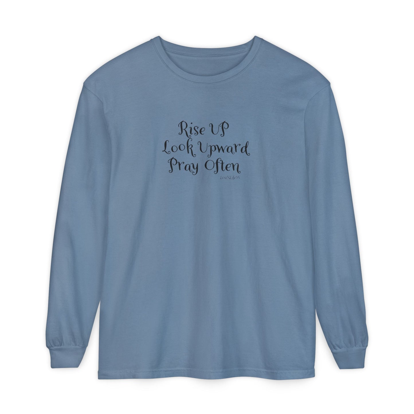 Rise UP Look Upward  Long Sleeve Tee