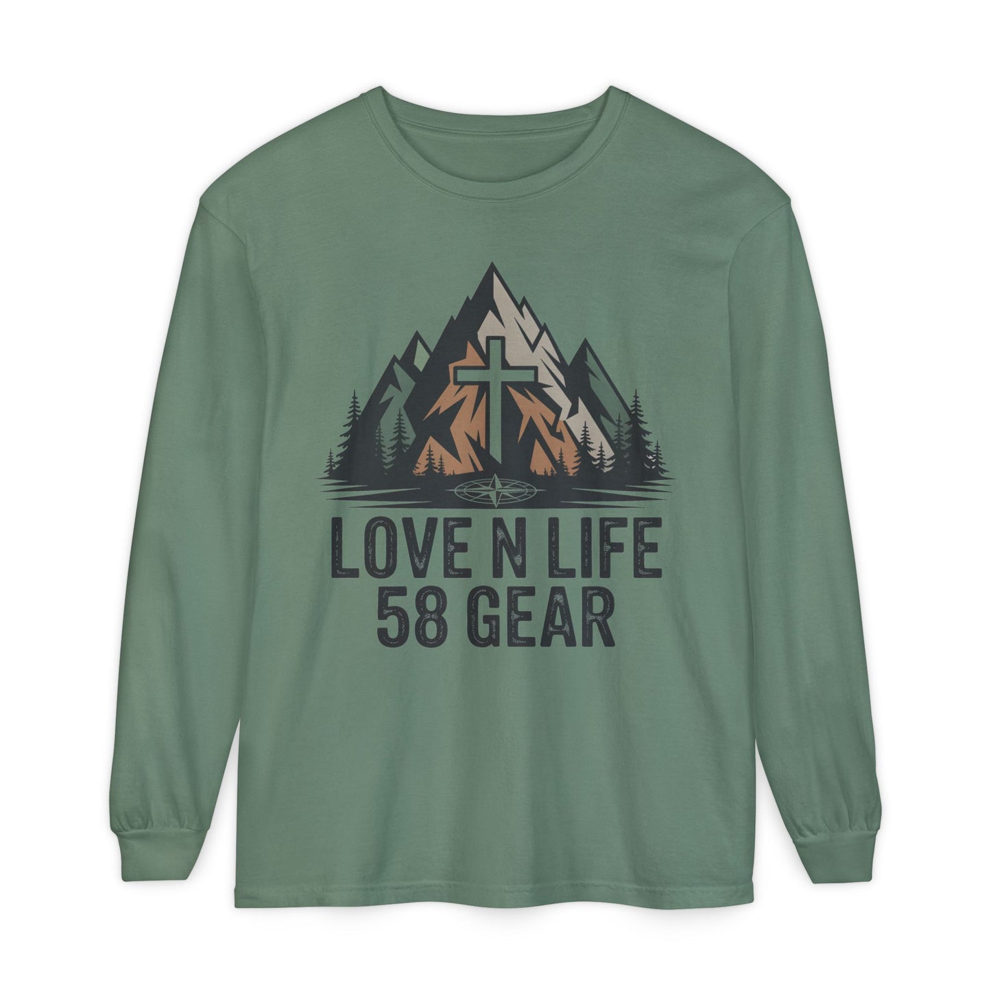 Christian Mountain Long Sleeve Tee — "Love N Life" 58 Gear