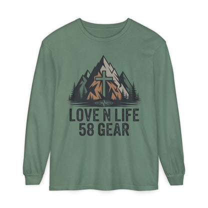 Christian Mountain Long Sleeve Tee — "Love N Life" 58 Gear