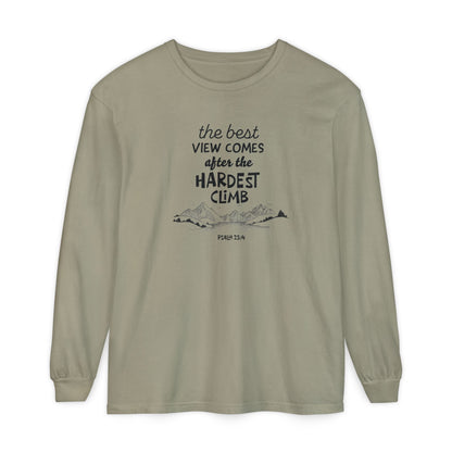 “The Best View Comes After the Hardest Climb” Mountain Short Sleeve Tee