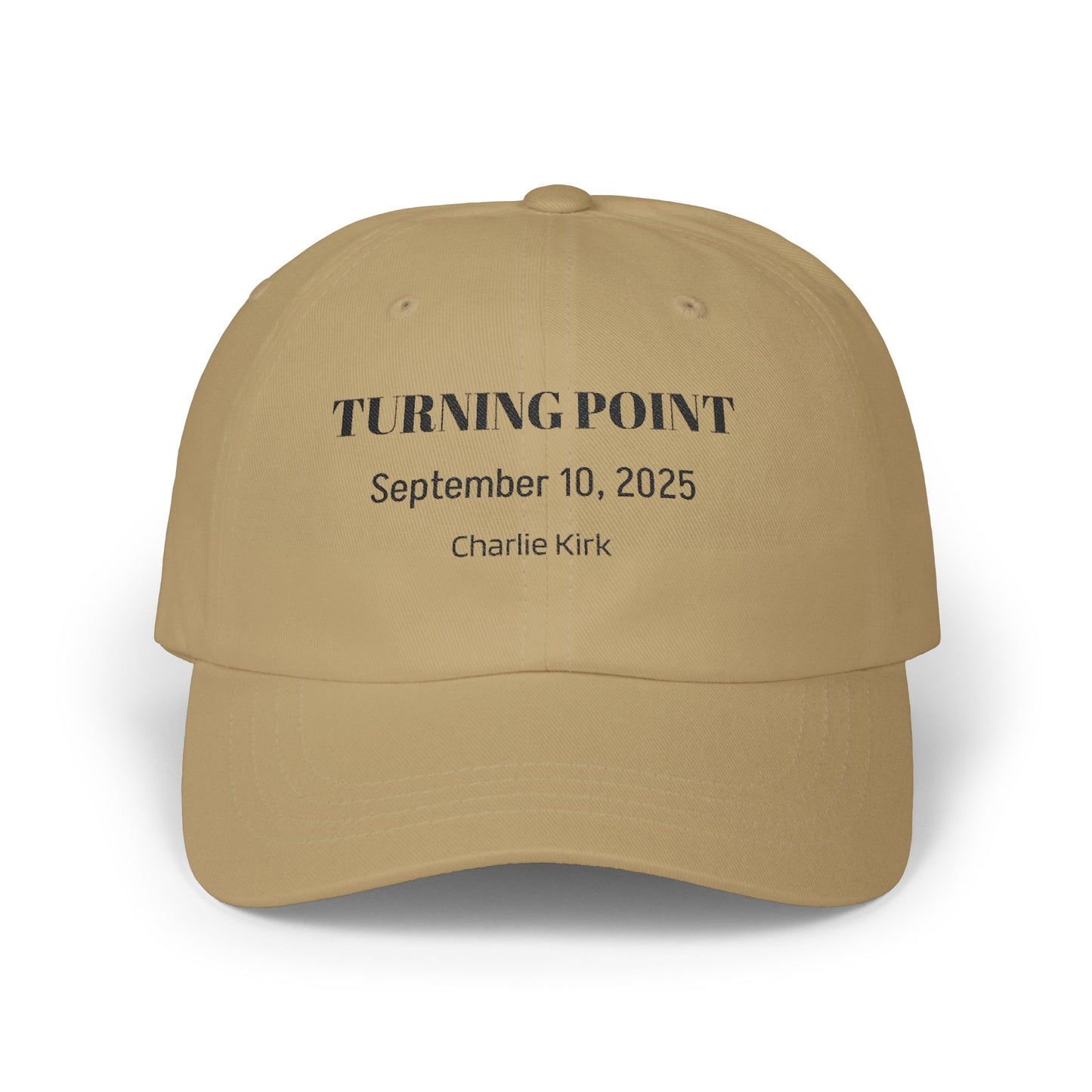 Charlie Kirk Turning Point Dad Cap - Unises