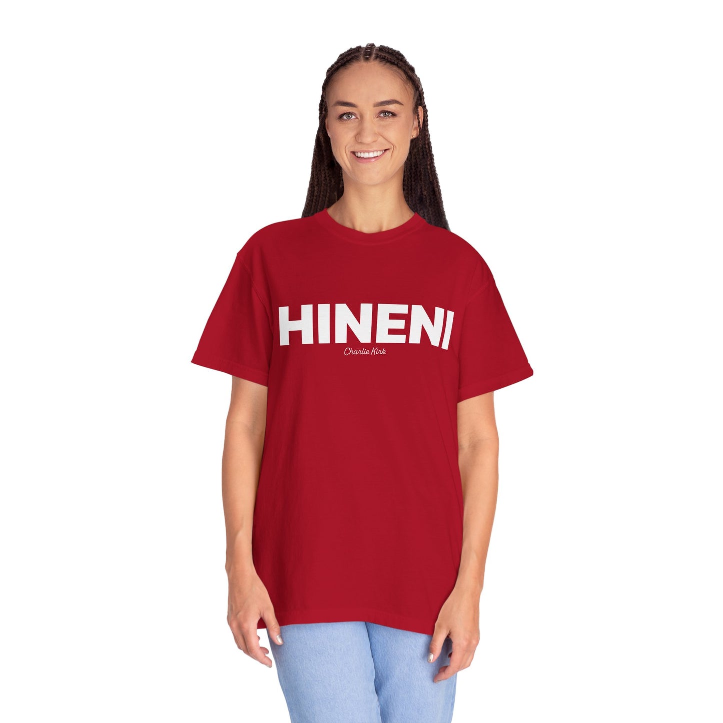 HINENI Charlie Kirk Tee - Comfort Colors