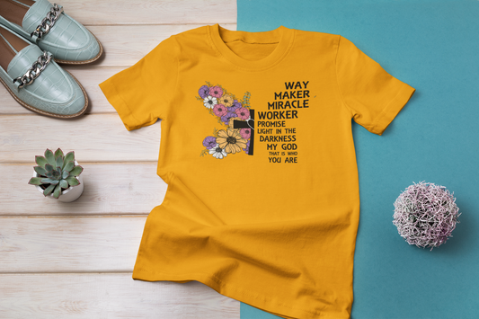 Way Maker Miracle Worker Tee - Comfort Colors