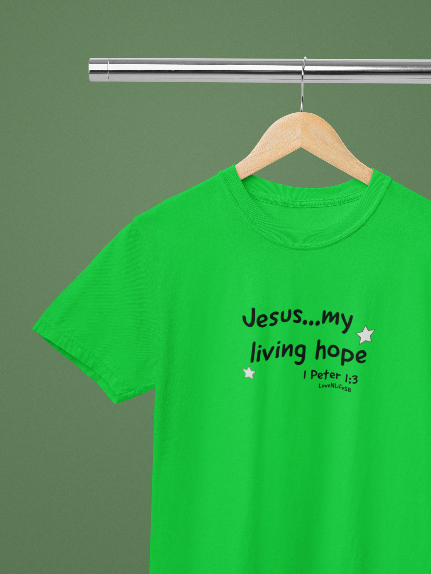 Jesus My Living Hope - Comfort Colors