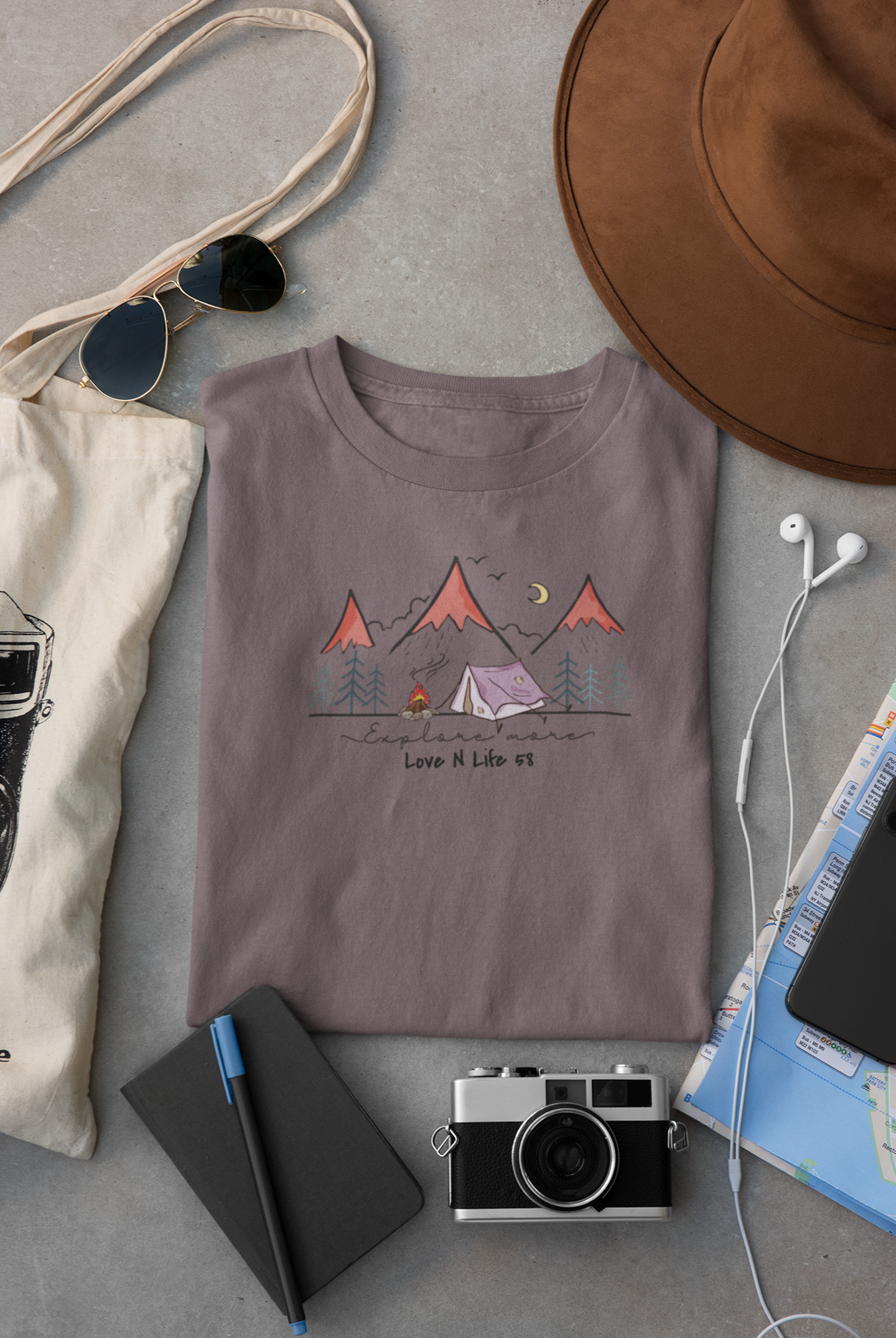 Explore More Tee - Comfort Colors