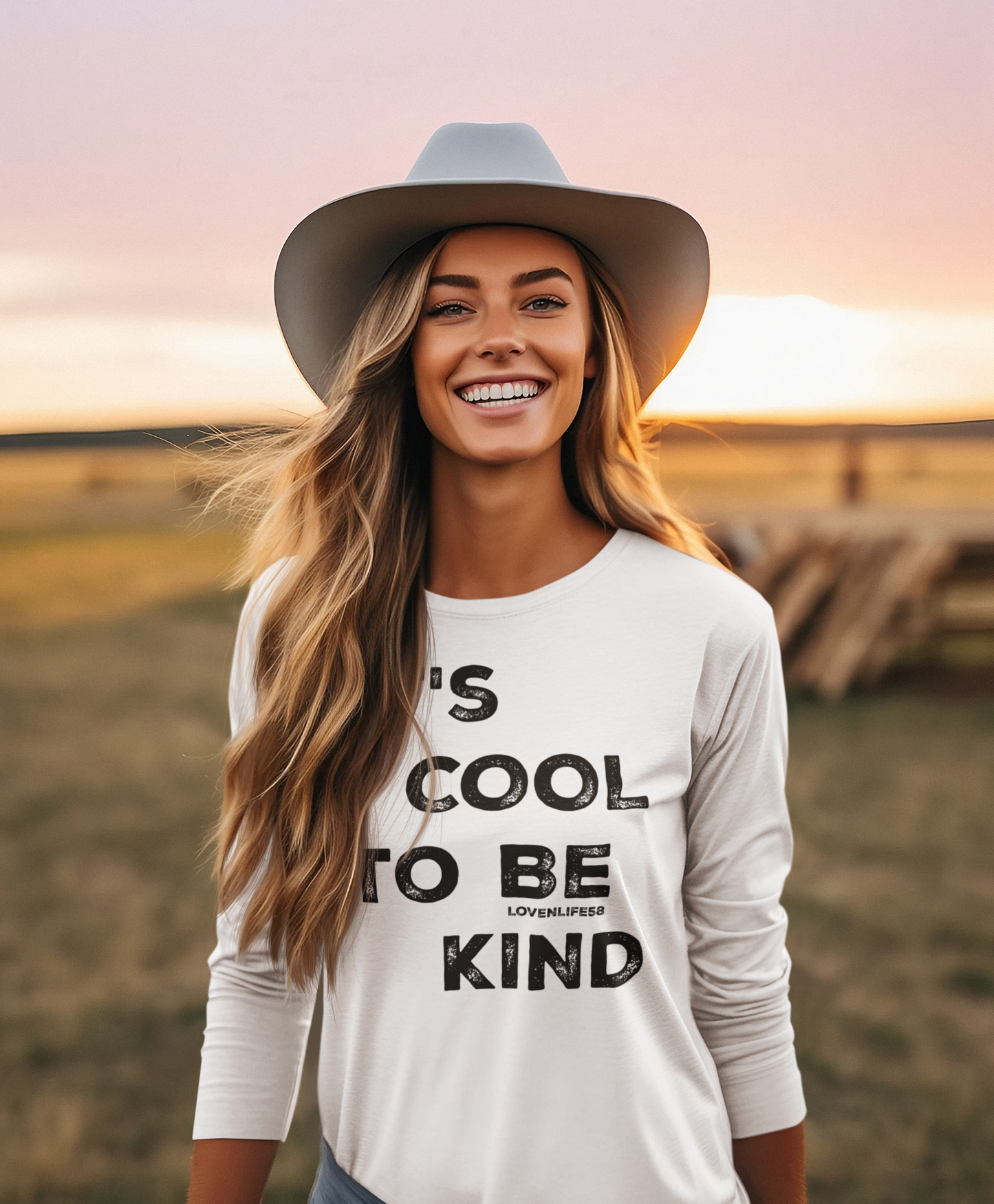 "It's Cool to Be Kind" Long Sleeve Tee