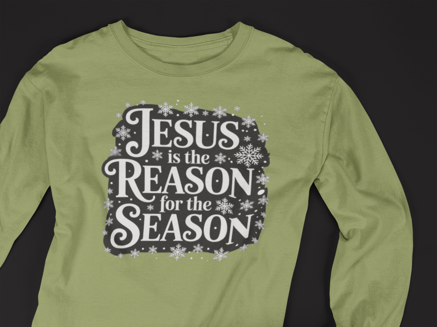 “Jesus is the Reason” Long Sleeve Tee
