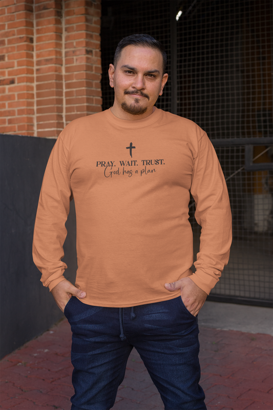 Pray Wait Trust Long Sleeve Tee