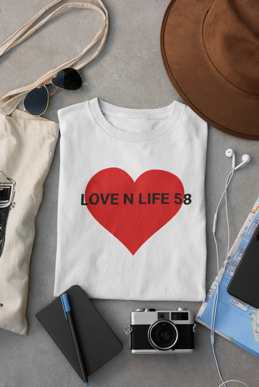 Love N Life 58 Heart Long Sleeve Tee