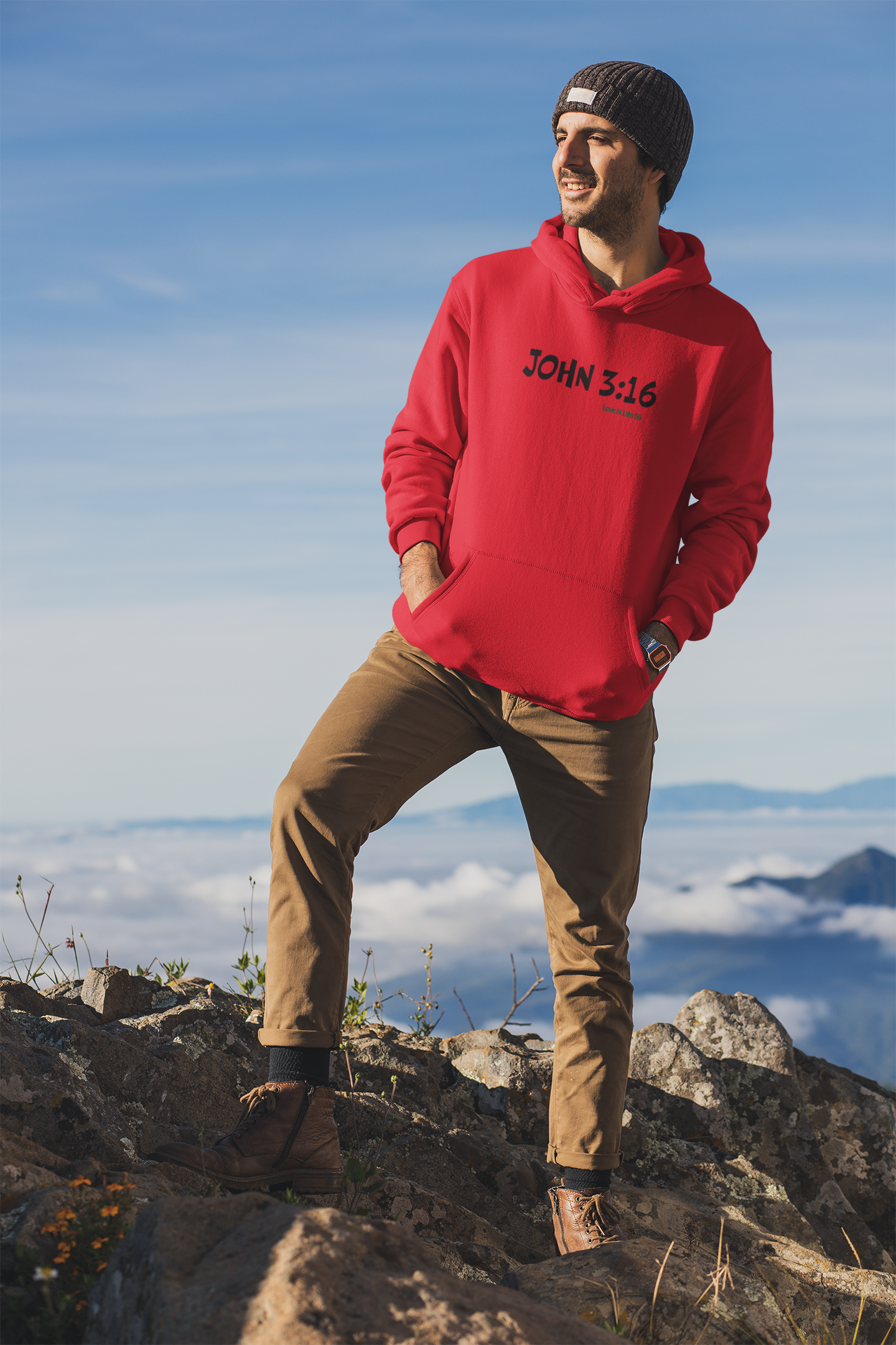 John 3:16  Hoodie Pullover