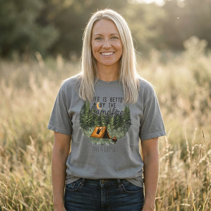 Life is Better by the Campfire Short Sleeve Tee