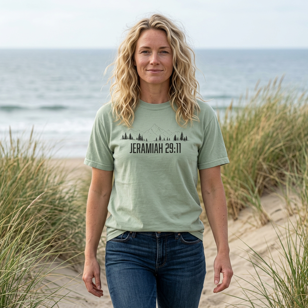 Jeremiah 29:11 Short Sleeve Tee — Inspirational Hope & Future