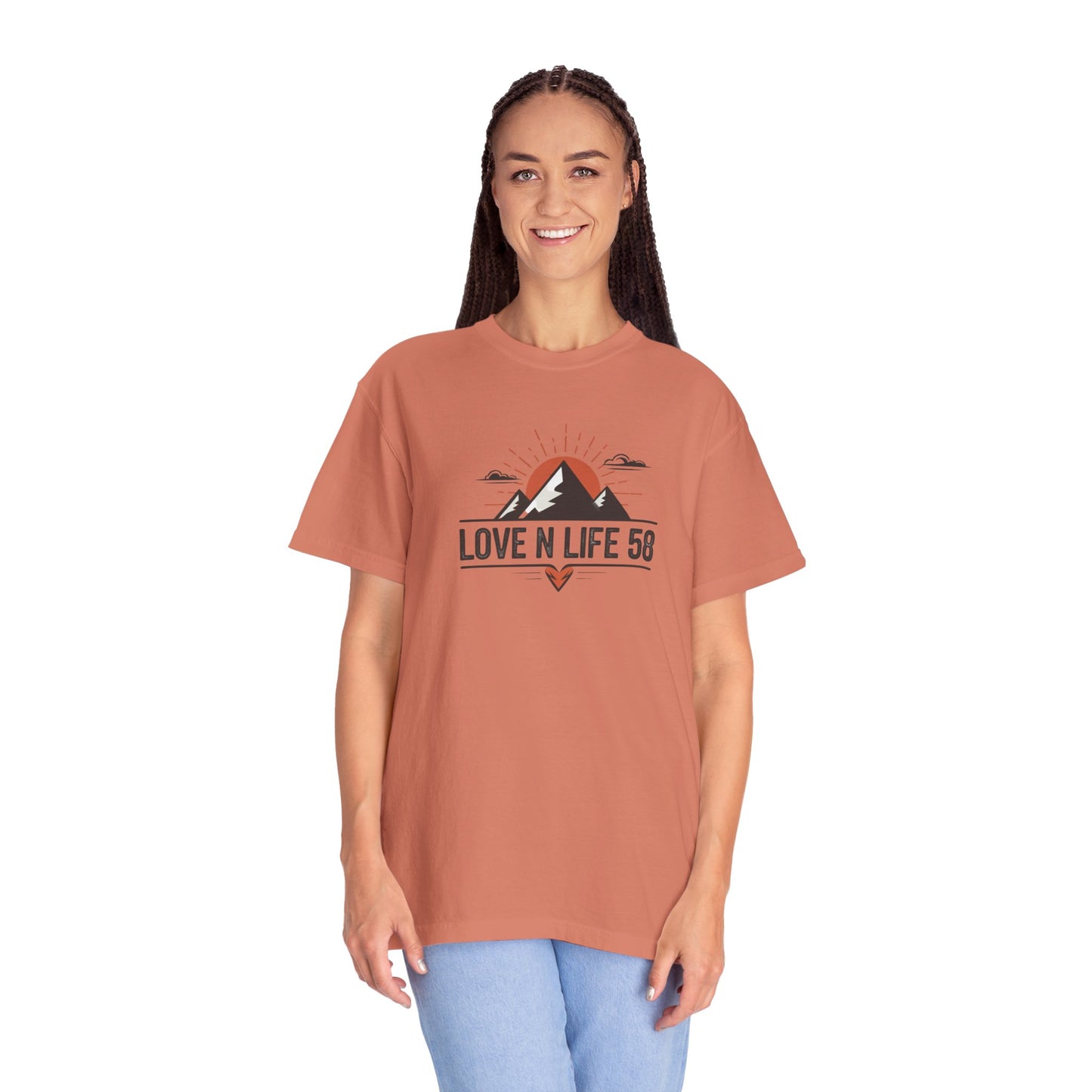 Mountain Adventure Love N Life58 Tee - Comfort Colors