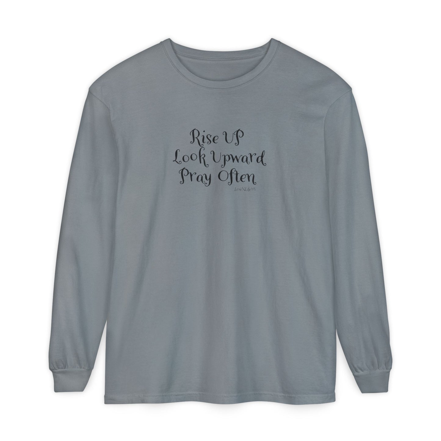 Rise UP Look Upward  Long Sleeve Tee