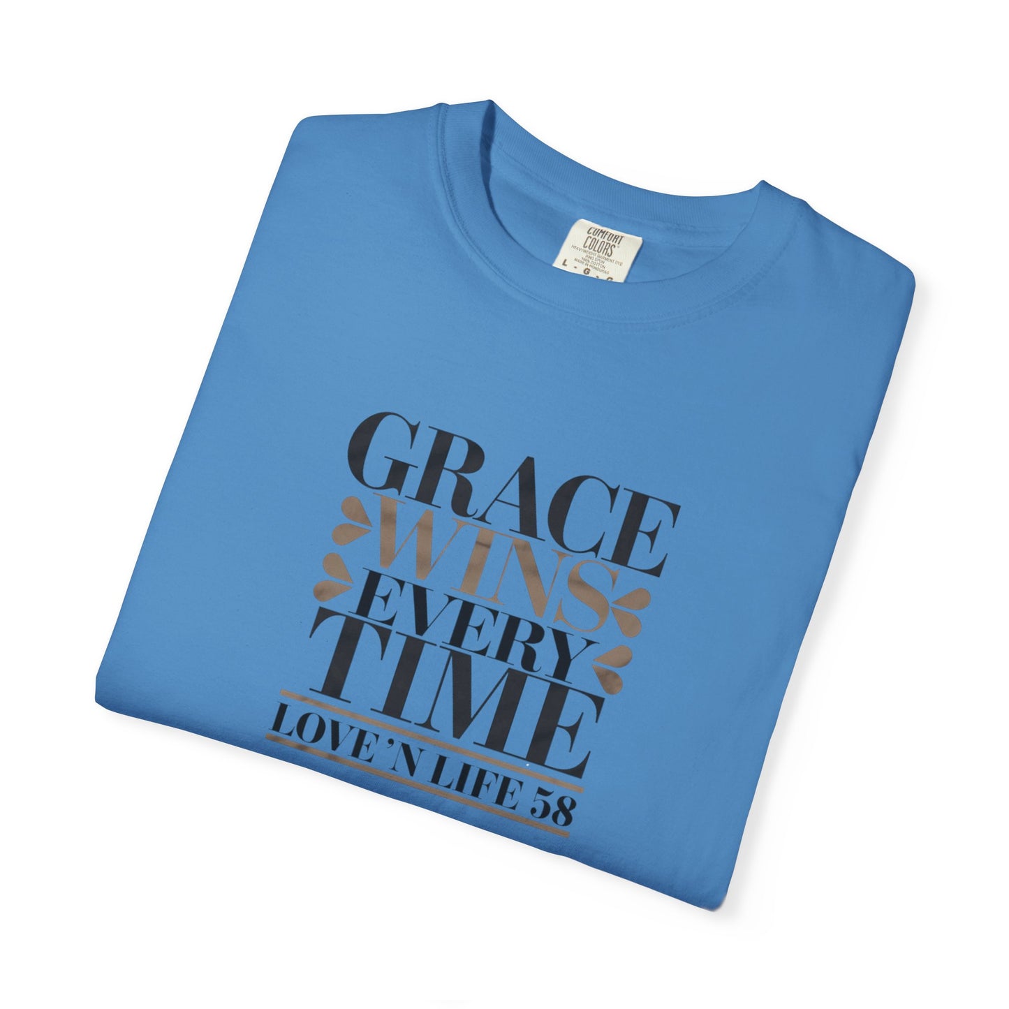 Grace Wins Every Time Tee - Comfort Colors