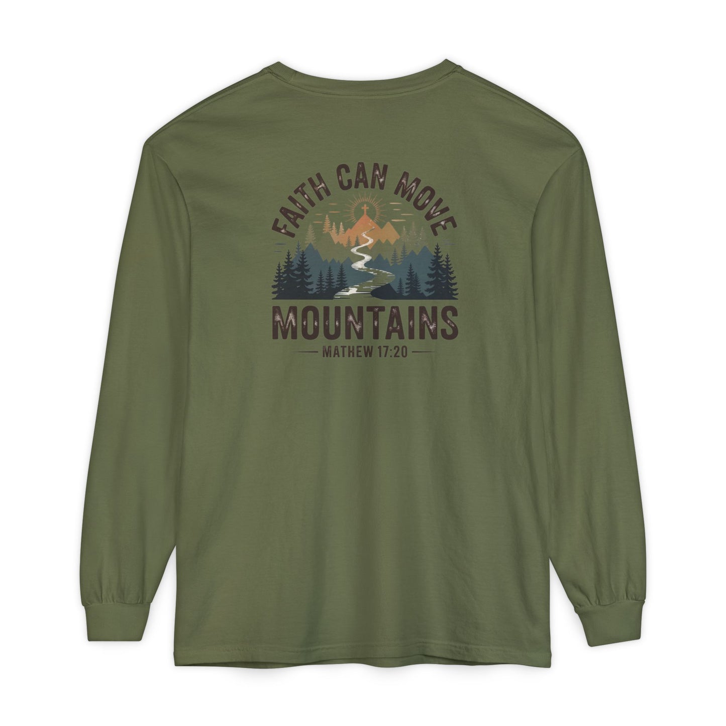 Faith Can Move Mountains Tee - Comfort Colors