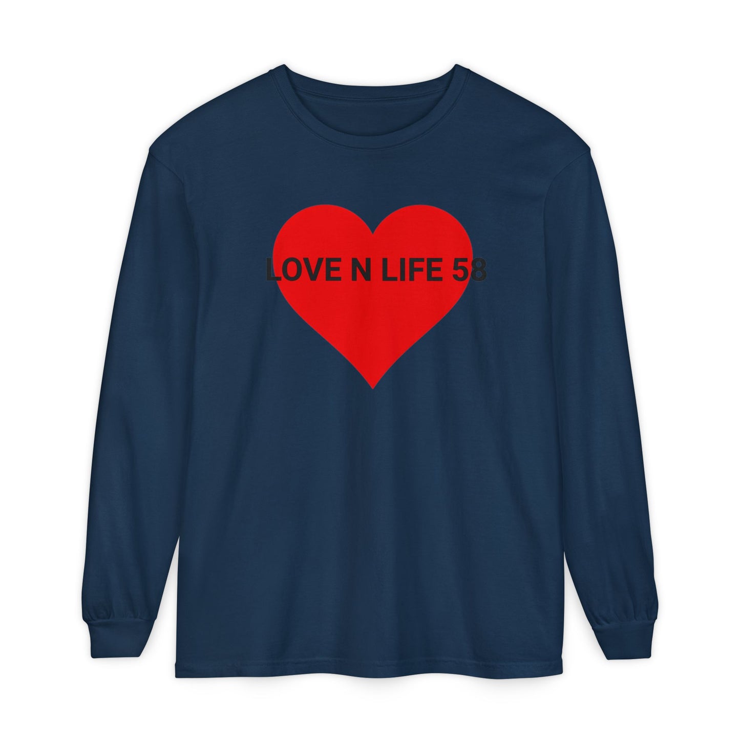 Love N Life 58 Heart Long Sleeve Tee