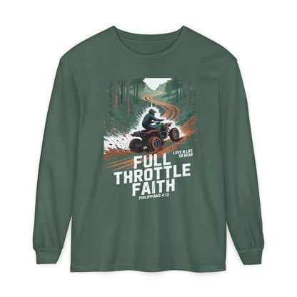 Full Throttle Faith Long Sleeve Tee — ATV Outdoor Christian
