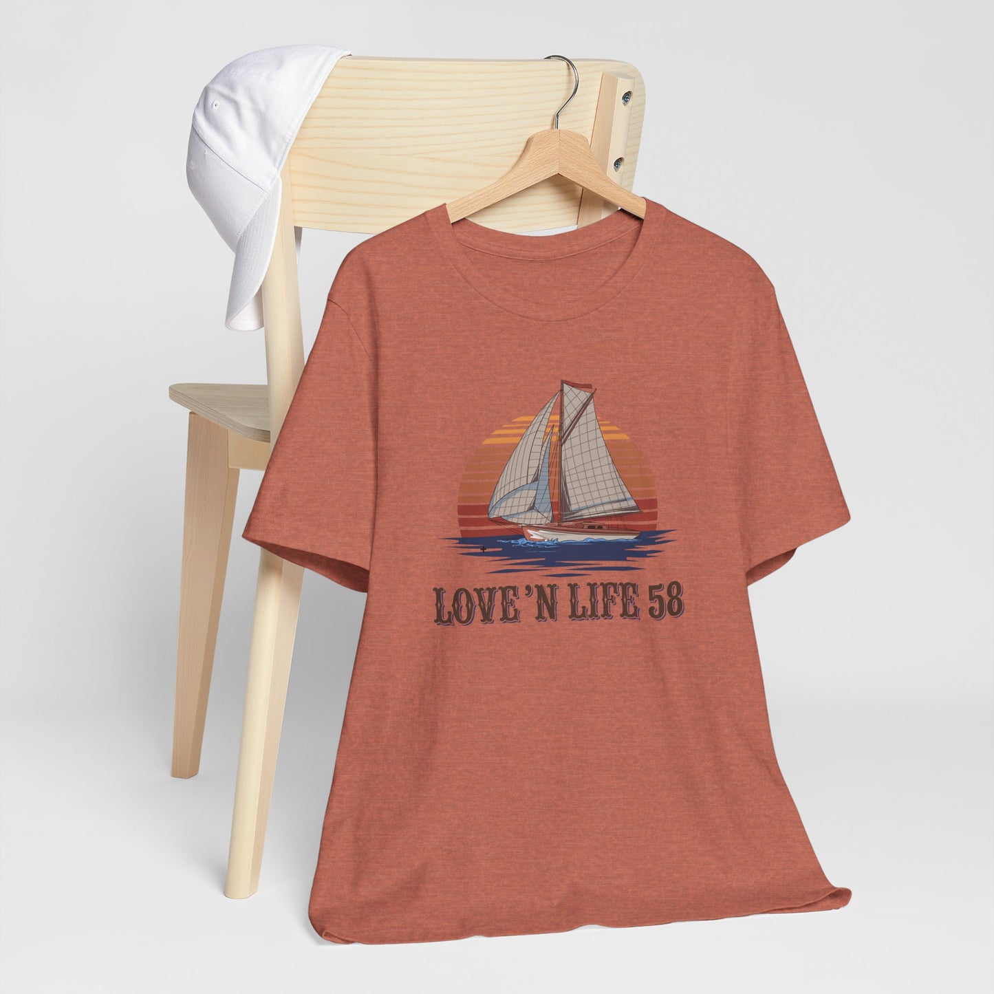 Vintage Sailing - LoveNLife58 Tee - Bella Canvas 3001